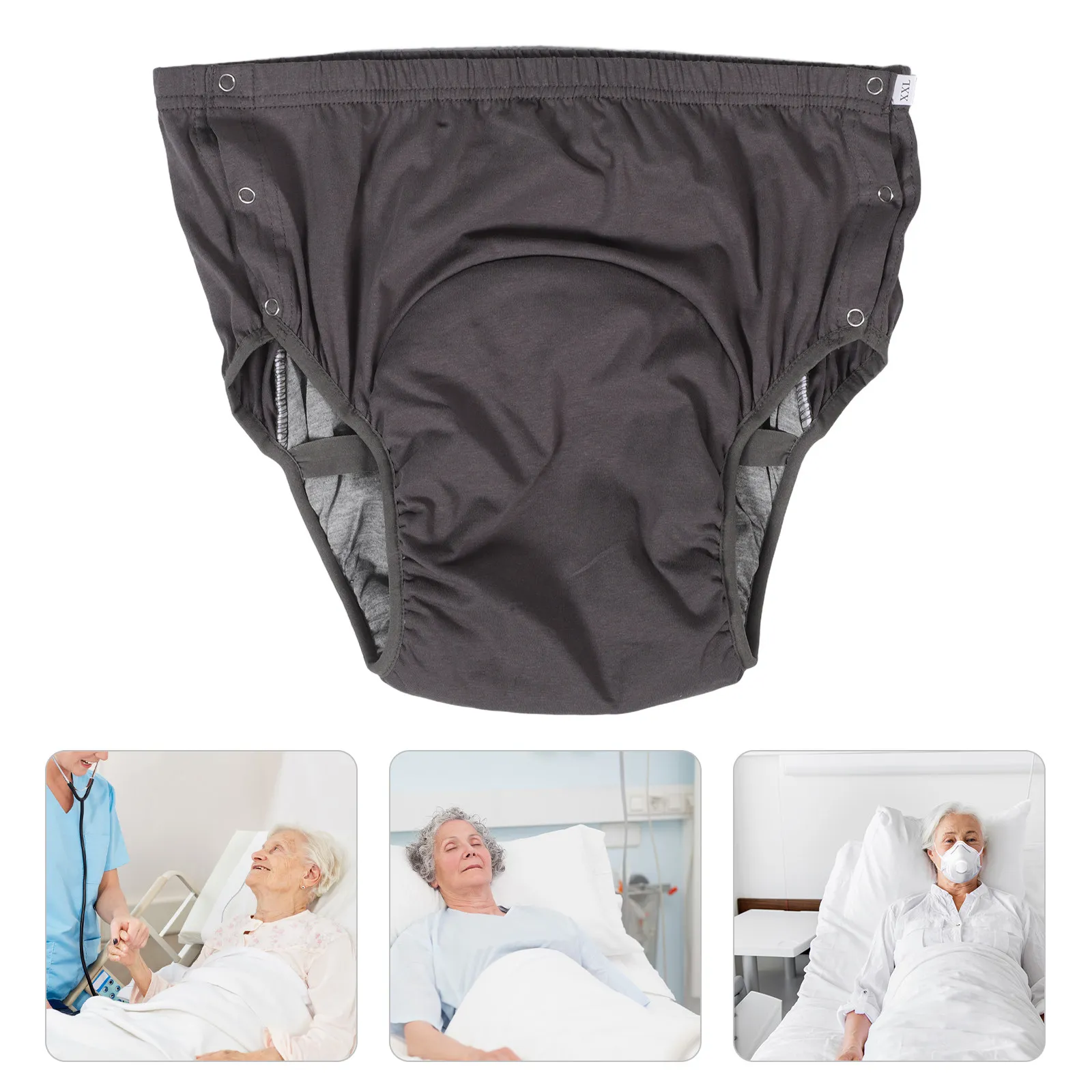 

Adult Cloth Diaper Pull on Adjustable Washable Leakproof Incontinence Underwear Pant for Elderly Disabled Men Women Green Soft