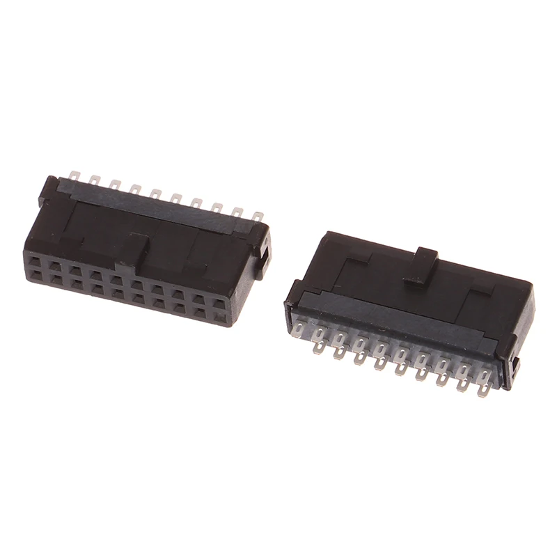 2PCS USB 3.0 19P 19pin USB3.0 Male/Female Connector 180 Degree Mainboard Motherboard Chassis Front Seat Expansion Connector