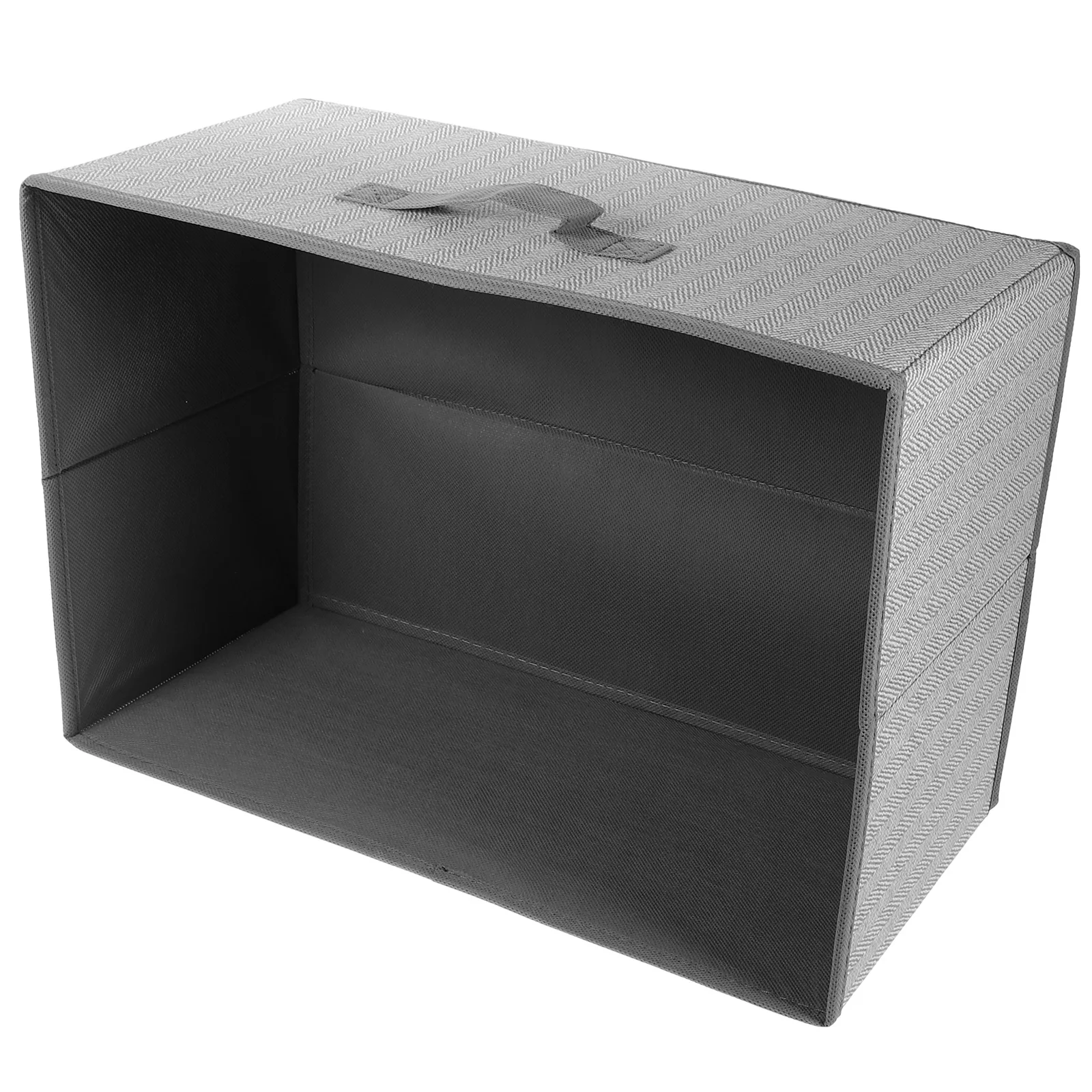 

Nonwovens Storage Bins 16L Grey Drawer Organiser Household Sundries Container Foldable Clothes Boxes Wardrobe Containers