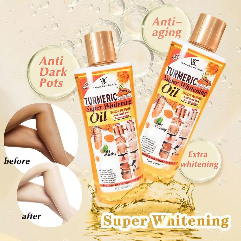 Turmeric Face Whitening Serum Turmeric Anti-oxidation Serum Turmeric Dark Spot Corrector Serum Facial Brighten Turmeric Oil Soap