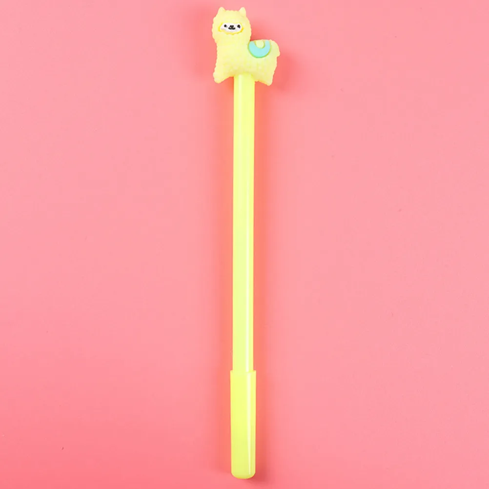 

Набор из 12 очаровательных гелевых ручек «Альпака» с тонким наконечником для плавного письма, для студентов, школы, офиса, дома, класса, заметок, рисования, с мультяшным дизайном