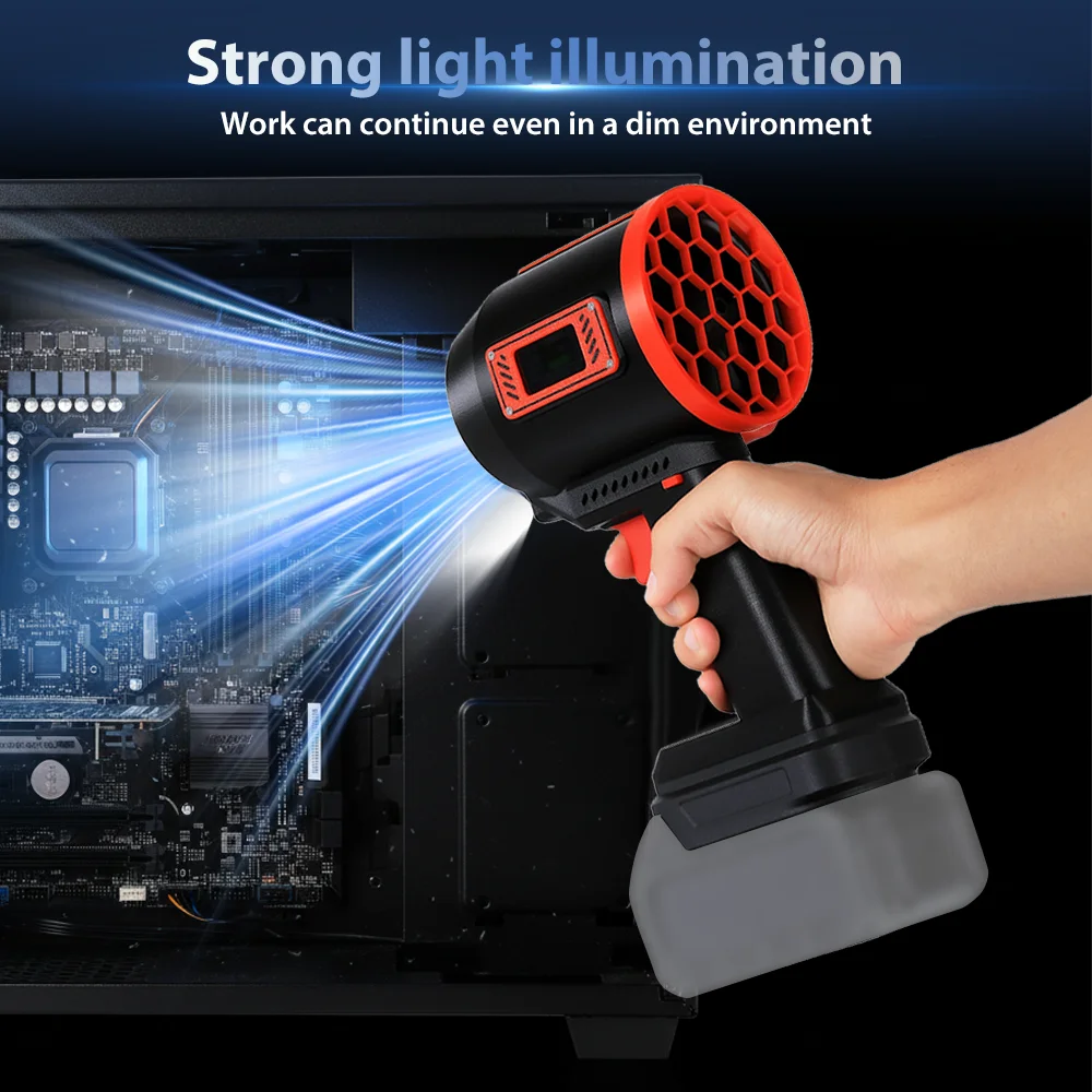 Soplador de aire eléctrico inalámbrico sin escobillas de 70MM/40MM, ventilador de chorro Turbo, soplador de hojas de mano, herramienta de soplado de polvo para Makita/Dewalt/Milwauke