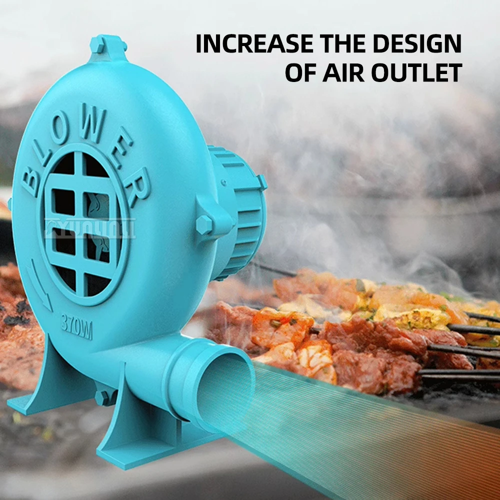 

220V household Cast Iron Blower Small centrifugal Barbecue blower 40W 60W 80W 100w Forge & BBQ Fan Stove blower