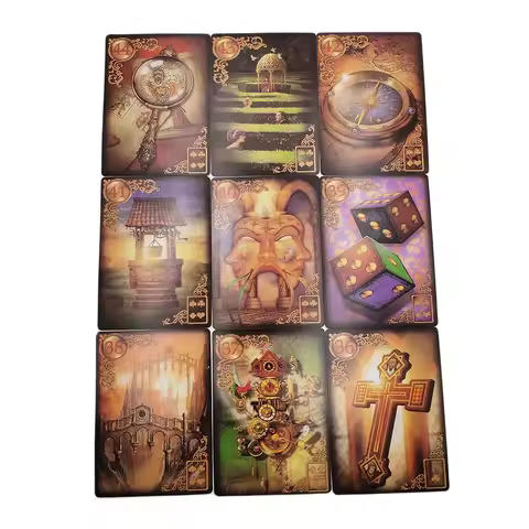 Reverie Lenormand Tarot Deck 47 Cards Set Fate Divination Tarot Card Game Full English Version Board Games With Online Guidebook