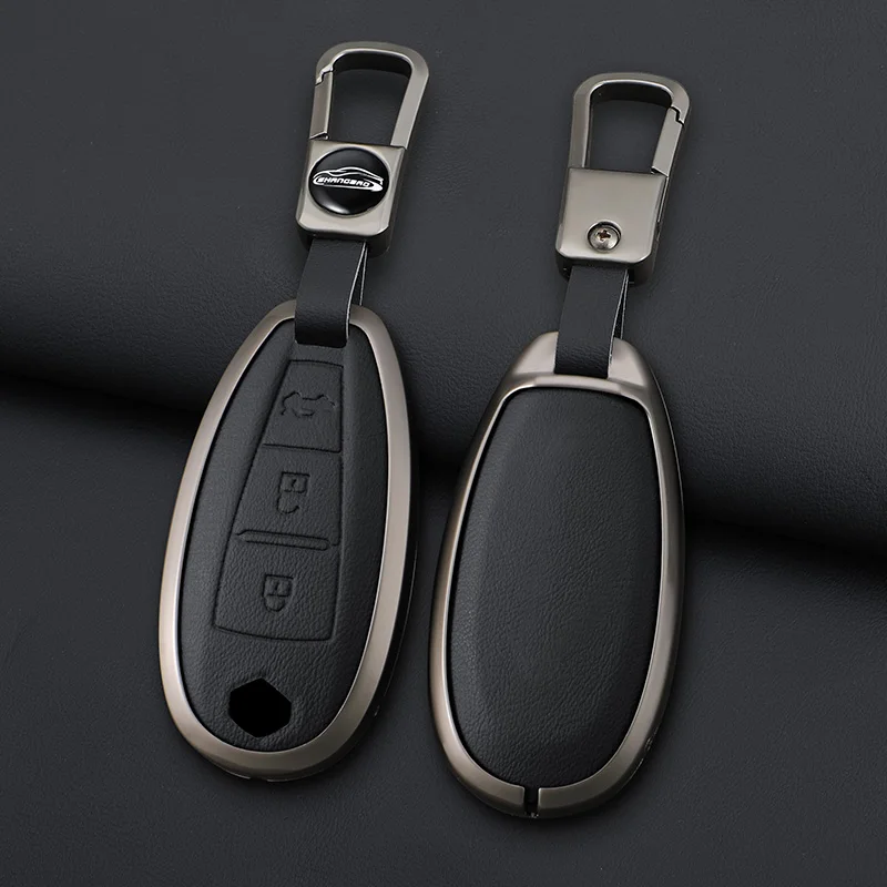 Zink-legierung Auto Fernbedienung Schlüssel Fall Shell Cover Fob Für Suzuki Vitara Swift Ignis Kizashi SX4 Baleno Ertiga Samurai S-kreuz Accessori – Detail 7