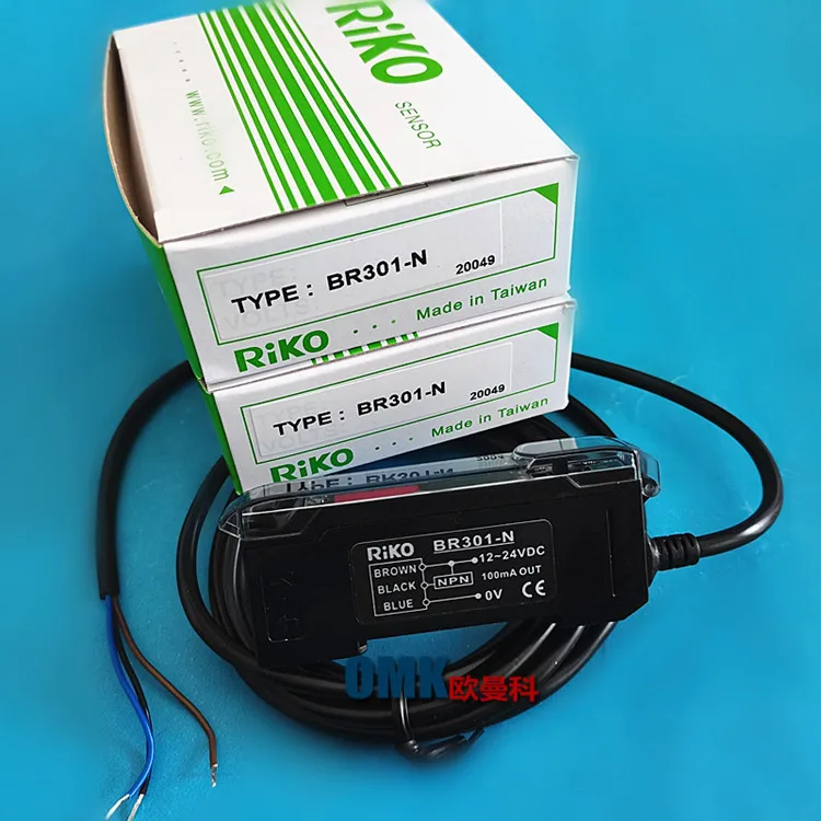 

RIKO Optical Fiber Amplifier BR301-N BR301-P BR303-NP Photoelectric Sensor NPN Signal