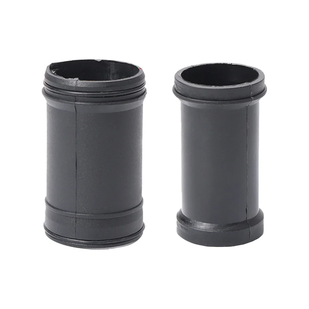 Black Length 52.5mm For Bicycle Maintenance Plastic Bottom Bracket Sleeve Hollow Inner Sleeve Plastic Material
