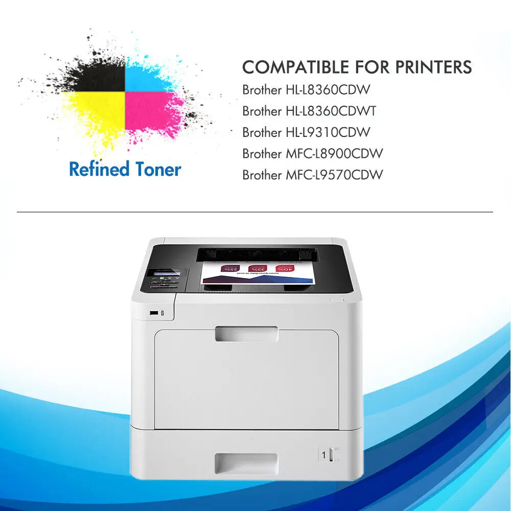 3x Magenta Toner TN436 kompatybilny z Brother HL-L8360CDWT L9310CDW MFC-L8900CDW