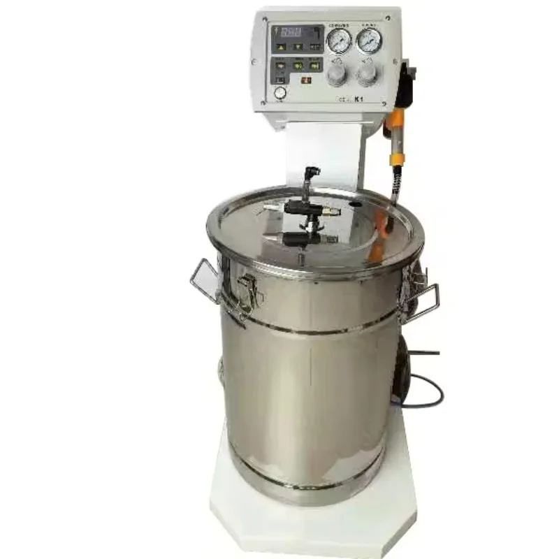 

Fast Delivery Manual Vacuum Adsorption Metal Surface Electrostatic Powder Spraying Machine With Spraying Gun