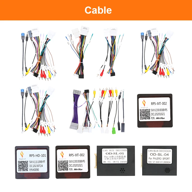 

Для TRITON/L200/Pajero Sport//Pajero V80 V90 V93 V97/ASX/RVR/OUTLANDER/LANCER/FORTIS 16/20-контактный адаптер CANbusBox, набор кабелей питания