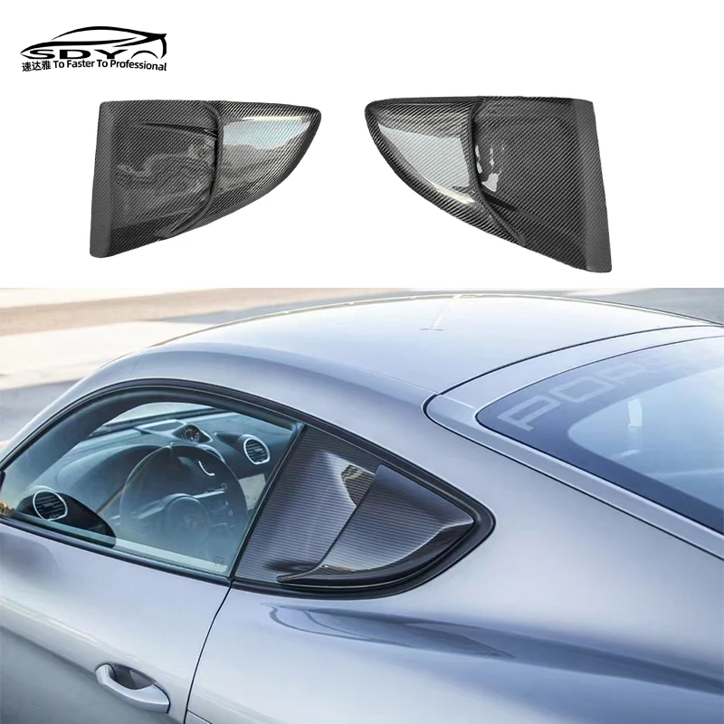 

718 Cayman GT4 Style Carbon Fiber Side Vent Side Air Scoop for 718 Cayman