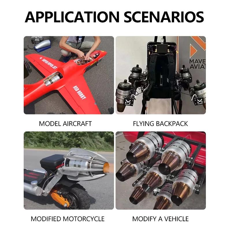 SW190B RC Jet Turbine Engine Specially Designed for High Speed Model Aircraft