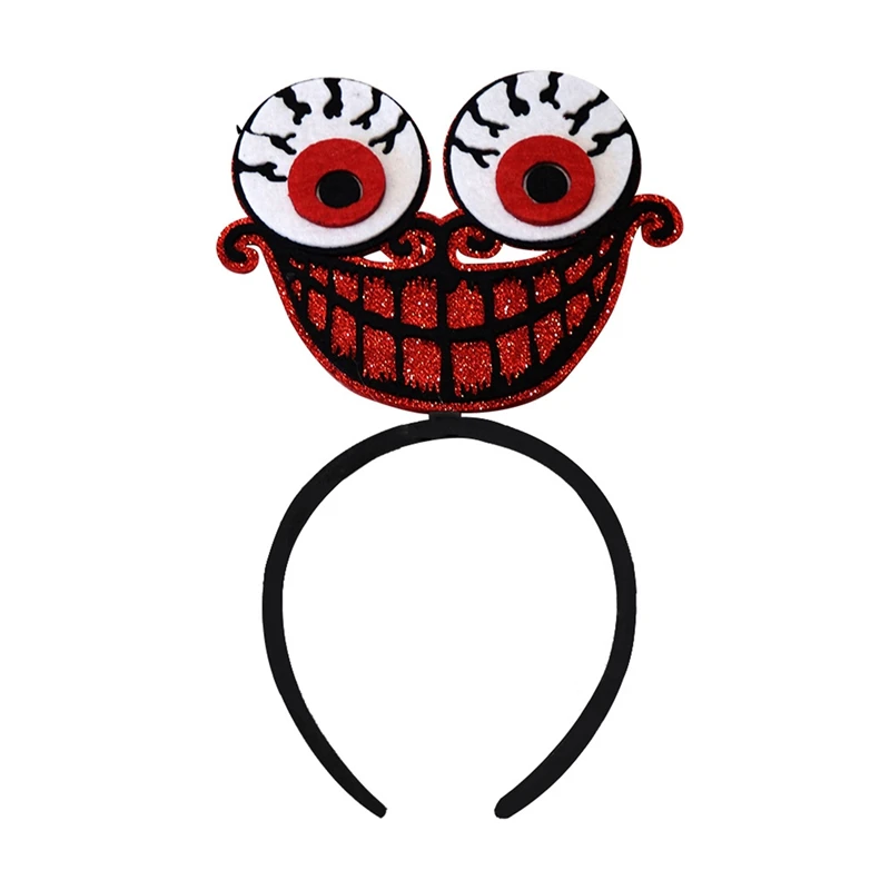 Halloween Costume Headband Hair Hoop Cosplay Eyeball Skull Head Headband Party Favors Accessory