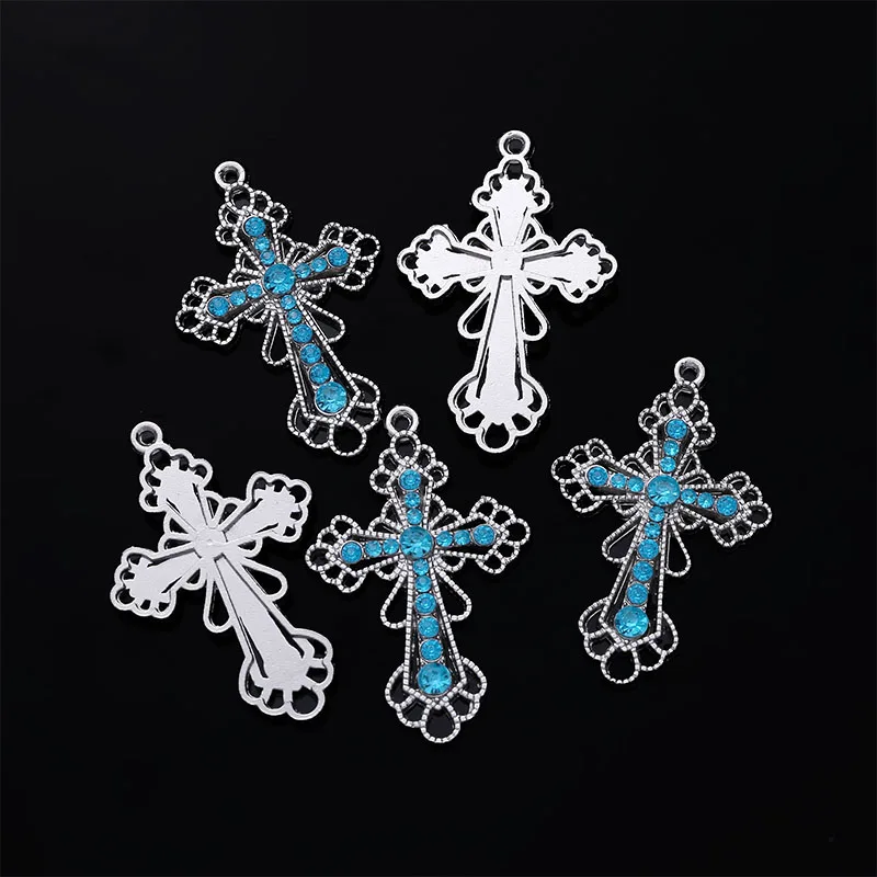 

20 Pieces/Charm Christ Cross Jesus DIY Jewelry Making Jewelry Pendant Necklace Zinc Alloy Christian Supplies