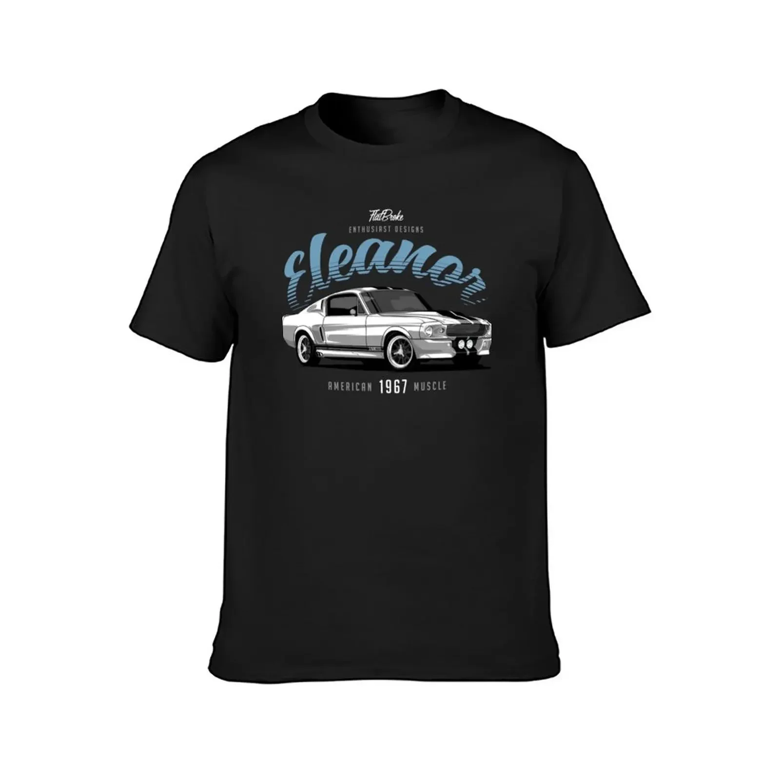 1967 Mustang Fastback - Eleanor T-Shirt quick-drying plain sweat shirts, men