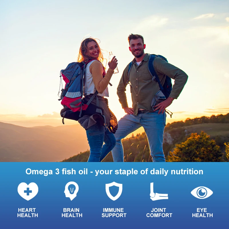 Mulittea Fish Oil 3600 mg Soft Gels Omega 3 with EPA & DHA Helps Brain Development & Cardiovascular Health for Man and Woman