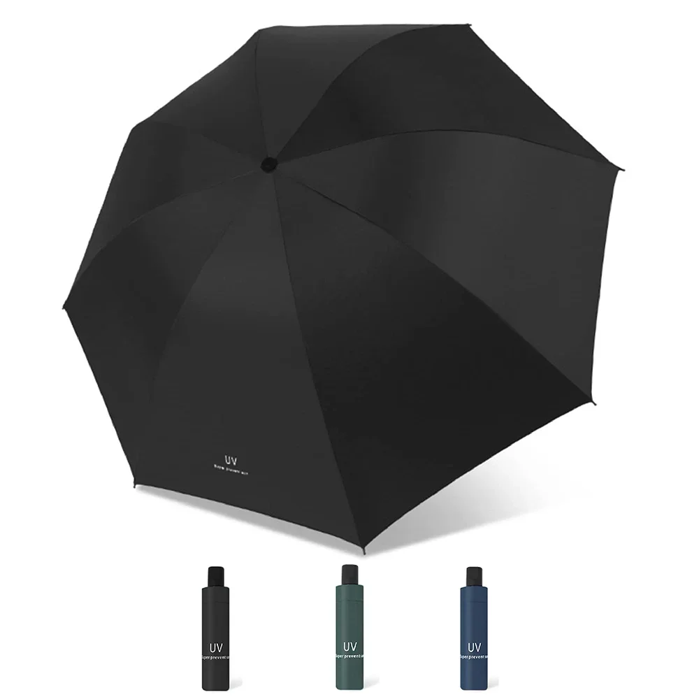 

Travel Portable Mini Sun & Rain Folding Anti UV Umbrella, Compact Umbrella for Car, Lightweight UV Protection Windproof Umbrella