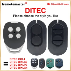 For DITEC Garage Door Remote Control Entrematic ZEN 2 ZEN4 ZEN2W ZEN4W Gol4 BIXLG4 BIXLP2 BIXLS2 433MHz Rolling Code