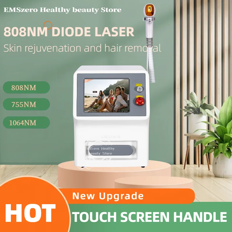 

2025 New 808 Diode Laser Comfortable Hair Removal Silky Smooth Skin 755 810 1064NM Laser Hair Removal Machine