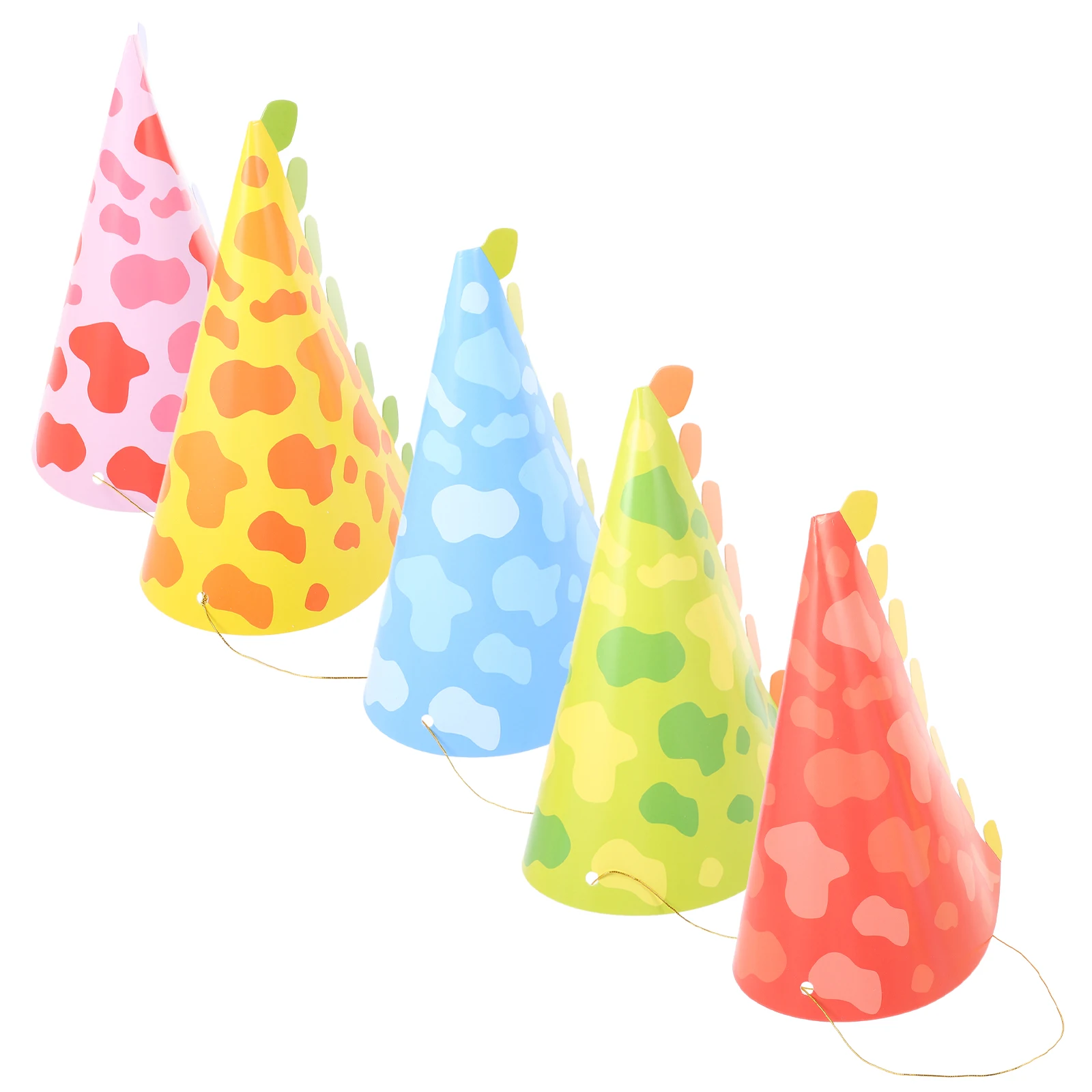 10 Pcs Birthday Hat Dinosaur Party Hats For Kids Paper Hats Childrens Day Birthday Celebration Gifts Festive Party Supplies