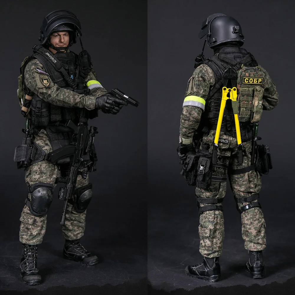 DAM78058 1/6 Russian Ministry of Internal Affairs MVD Bobcat Special Forces 12'' Full Set Male Solider Action Figure Model Toy