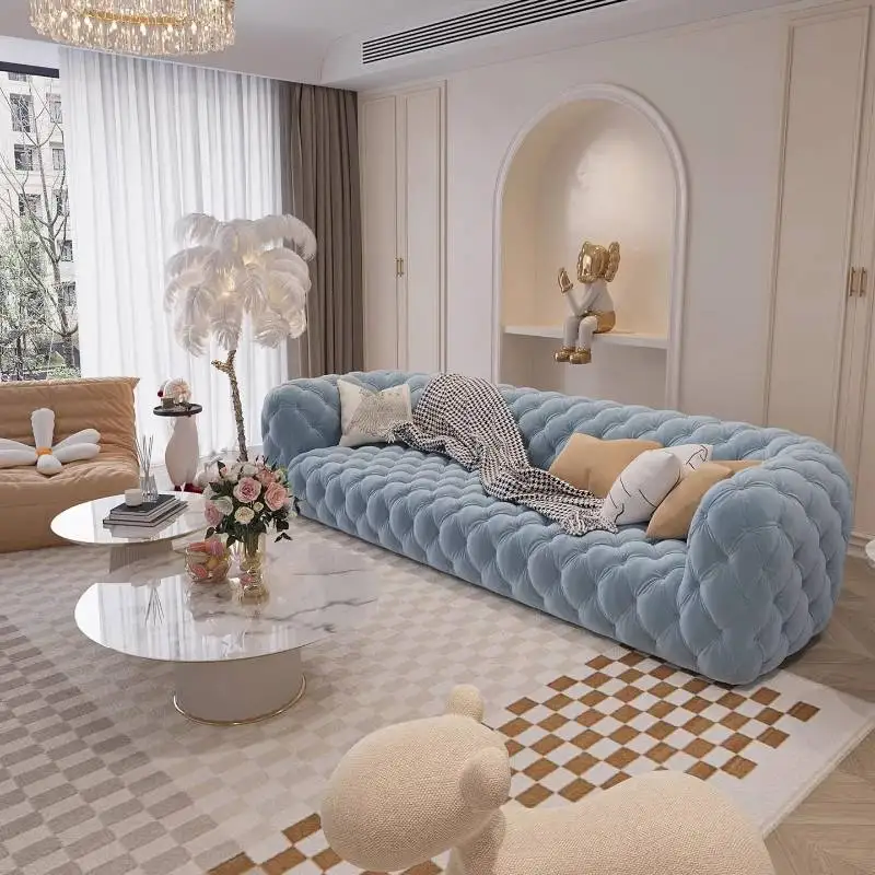 

Italian Light Blue Living Room Sofas Dark Modern Japanese Floor Living Room Sofas Cheap Curved Woonkamerbanken Furniture Home