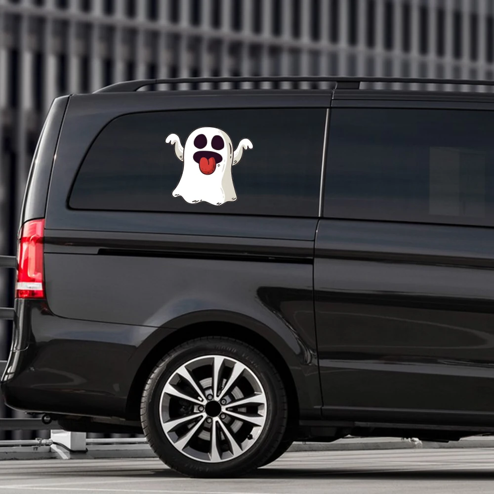 

Хэллоуин забавные автомобильные наклейки призрак креативная наклейка авто мотоцикл внешнее украшение ПВХ водонепроницаемая наклейка автомобильные аксессуары