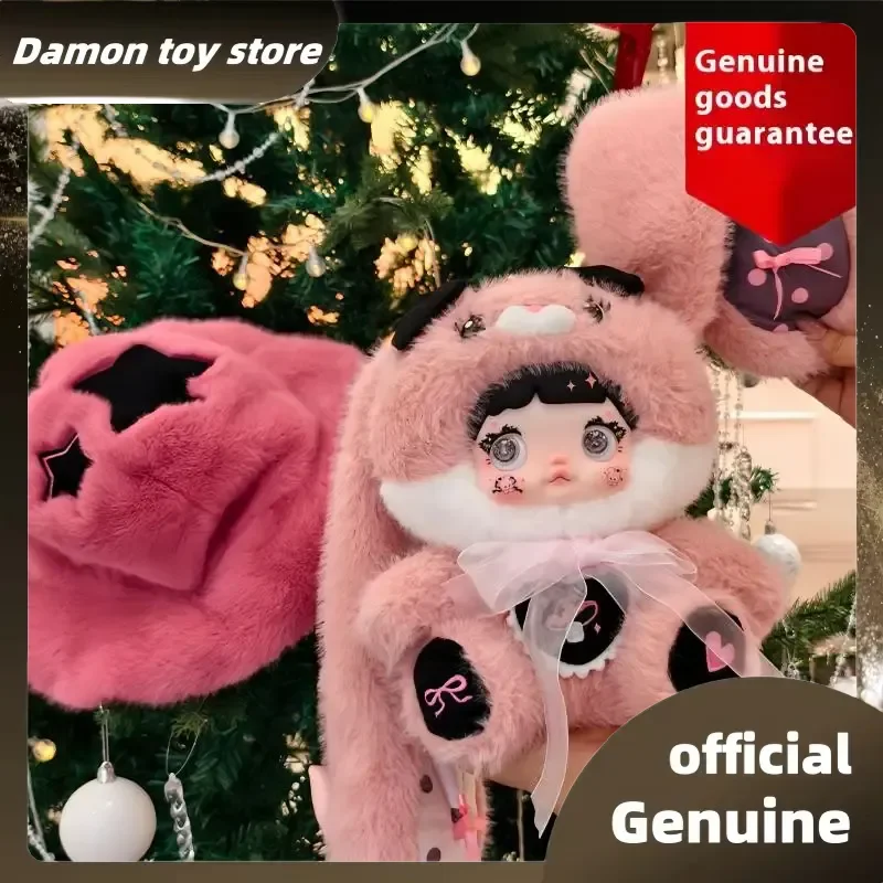 

New Genuine Nommi Mushroom Hat 400% Vinyl Dolls Bunny Doll Cute 400% Nommi Collectible Toys Mushroom Style Customized Gifts