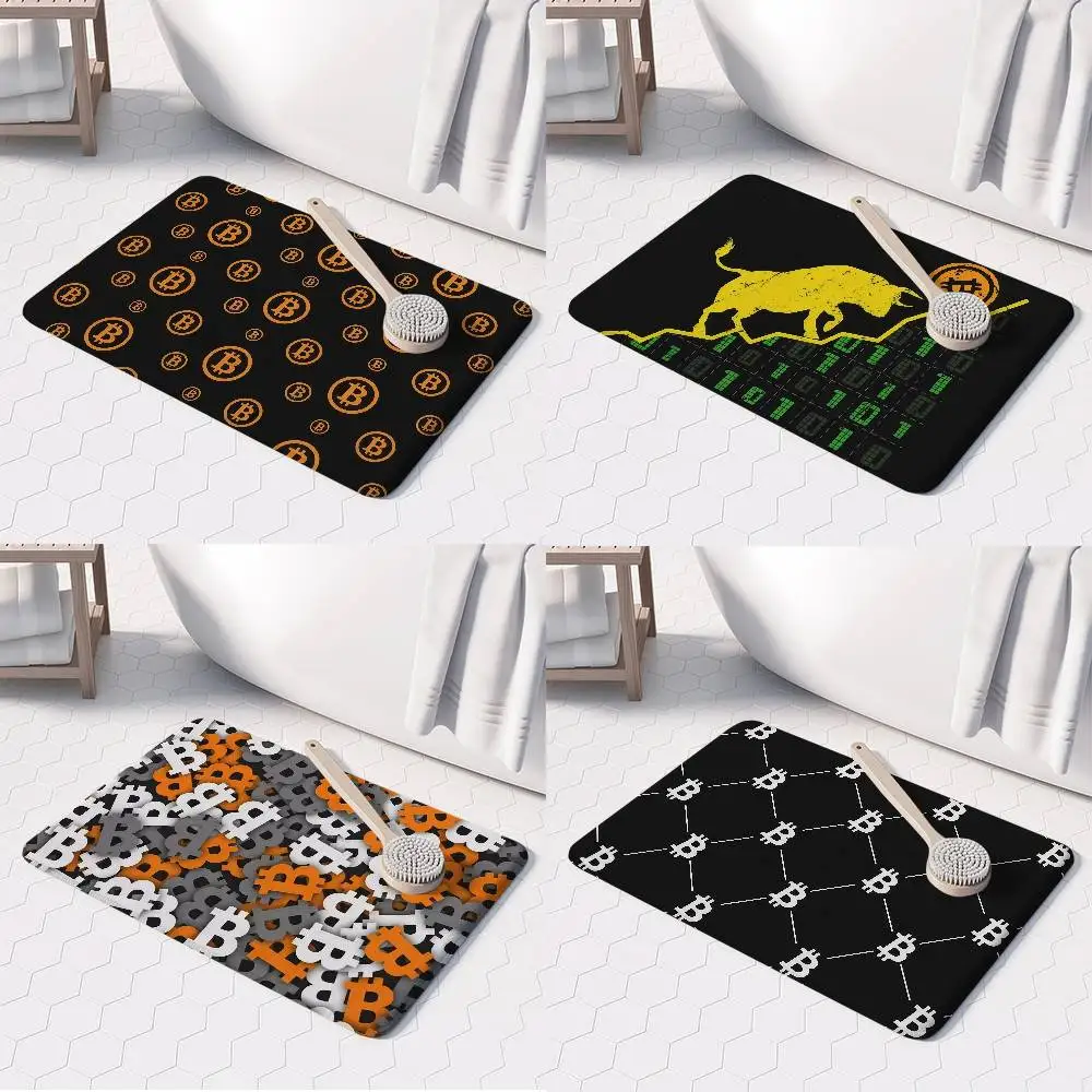 

Custom Ripple XRP Front Floor Mat Printed Large Carpets Room And Bedroom Carpets Bathroom Anti Slip Door MATS Small Carpets