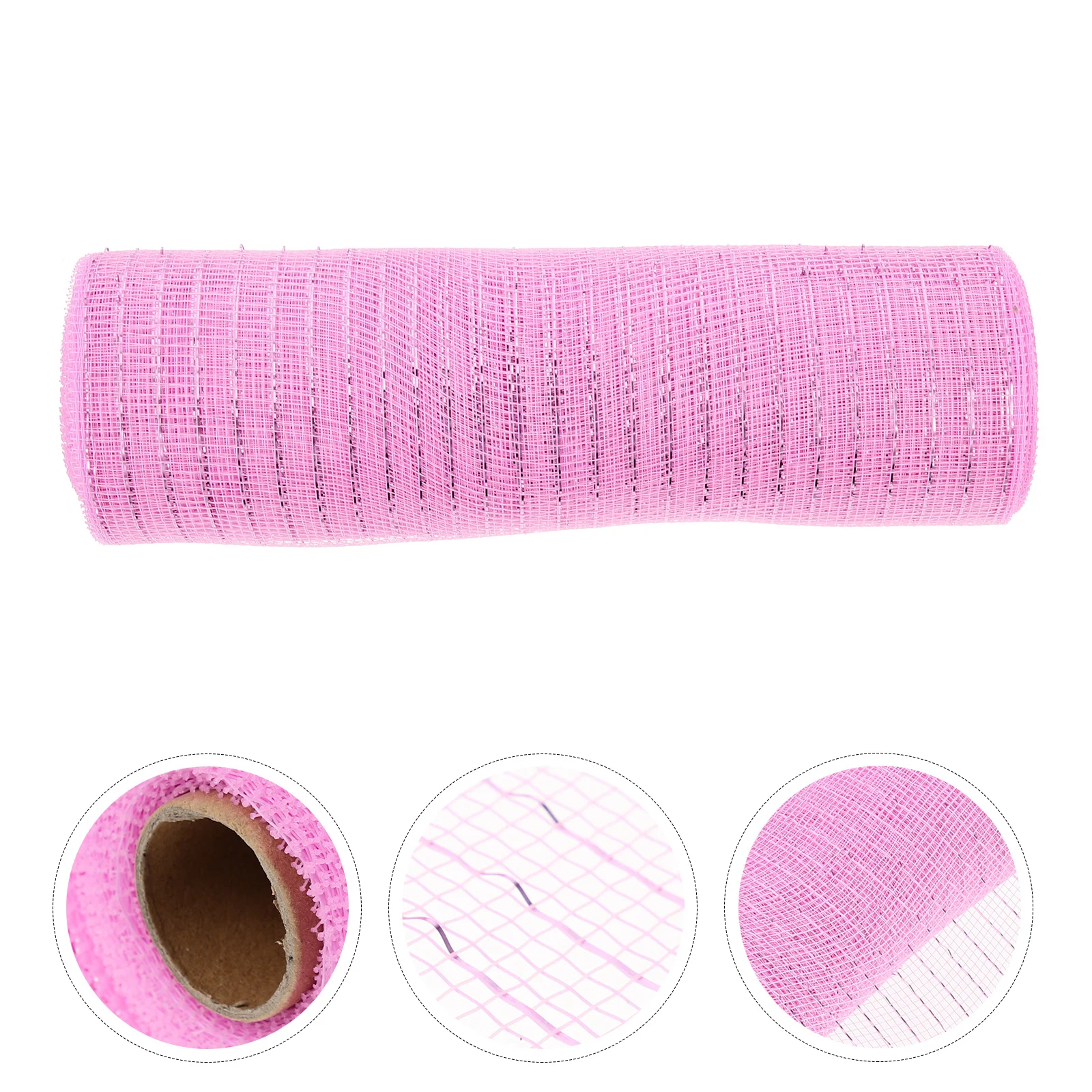 

1 Roll Decorative Mesh Ribbon Durable Wreath Packing Mesh for Wedding and Floral Craft Projects Wreath Making Material