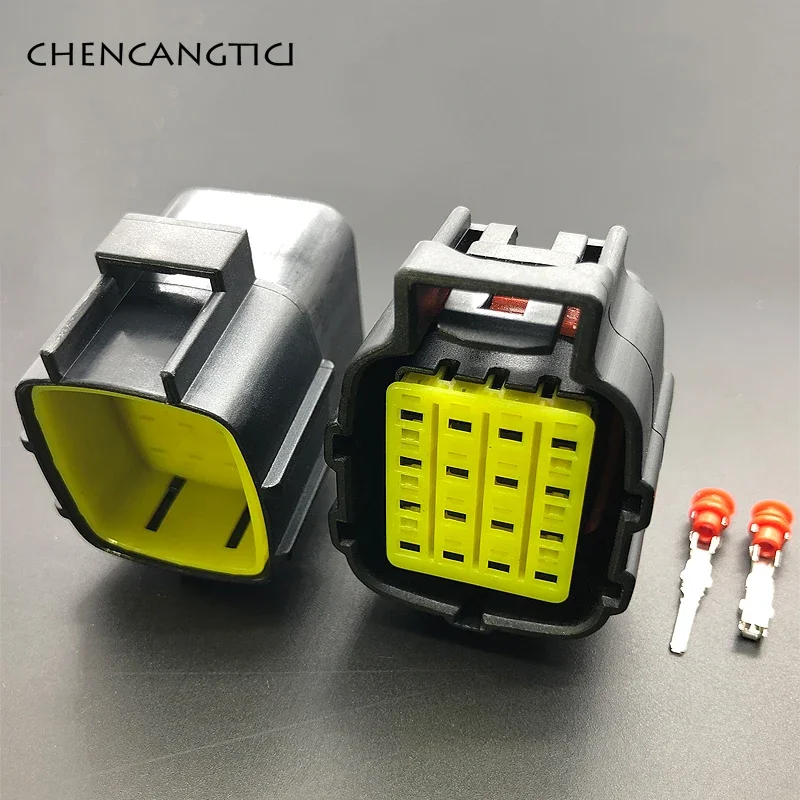 1 Set 1 2 3 4 6 8 10 12 16 Pin Denso 1.8mm Car Waterproof Connector Male Female Automotive Electrical Plug For Truck Socket