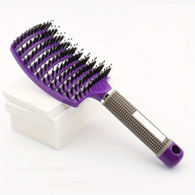 1pc Magic Scalp Massage Haarborstel voor dames - Professioneel ontwarrend hulpmiddel voor nat krullend haar - Kappershulpmiddel - afbeelding 1