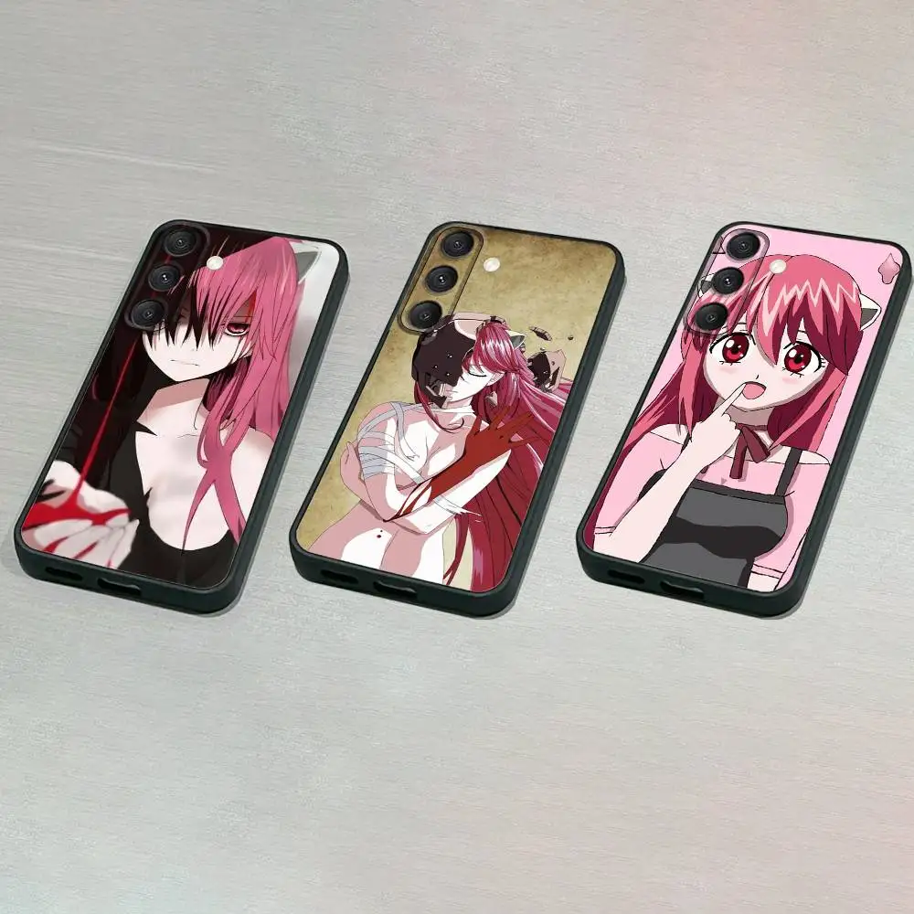

Elfen Lied Phone Case For Samsung S25,S24,S23,S22,S21,S20,S10,Ultra,Plus,Lite,FE,Soft Silicone Black Cover
