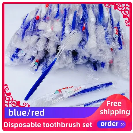 Free Shipping Good Quality Disposable Toothbrush Traveling Washing Hotel Supplies Wholesale Independent Pack