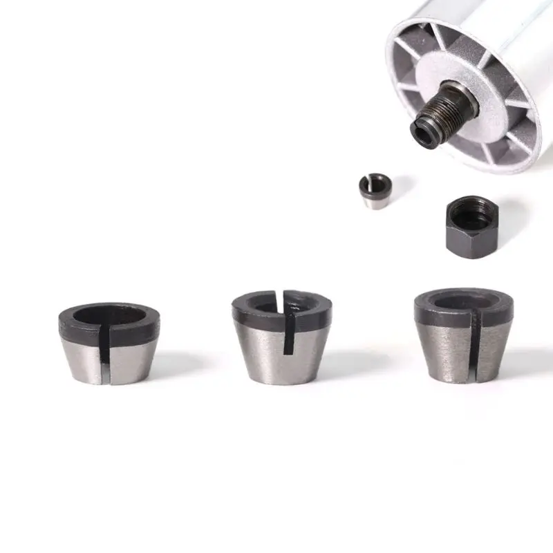652F 6mm 6.35mm 8mm Collet Chuck Adapter Engraving Trimming Machine Electric Router High