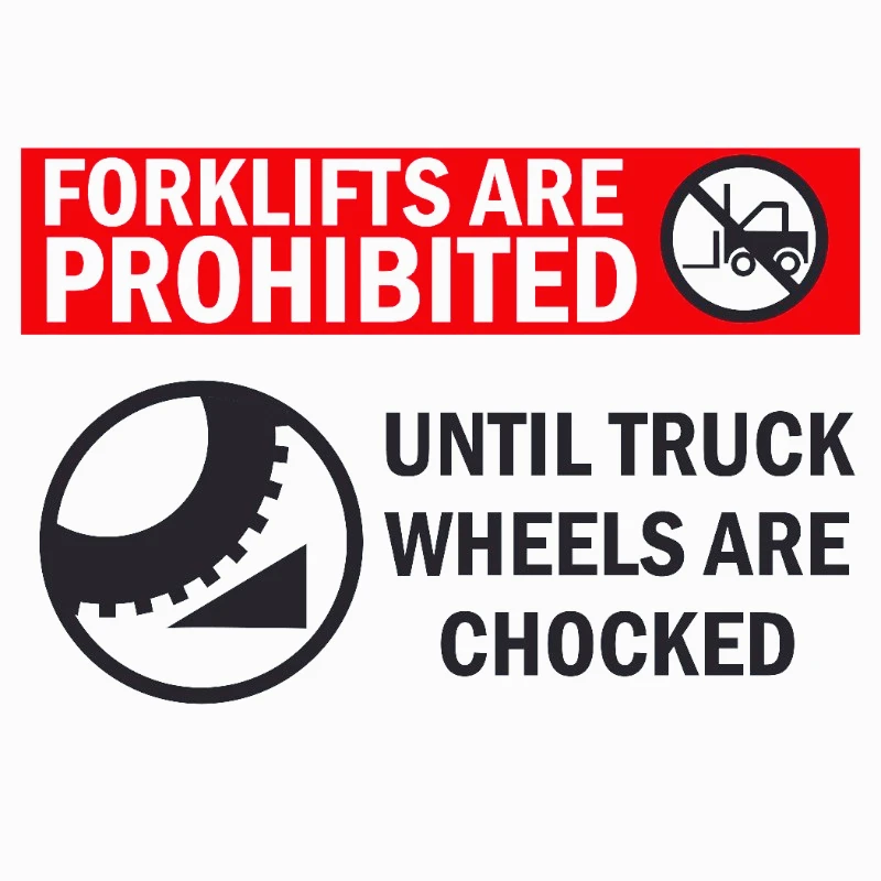 

Наклейка для декора автомобиля: «Вилочный погрузчик: Запрещено использование вилочных погрузчиков», виниловая наклейка 13 см, ПВХ, KK