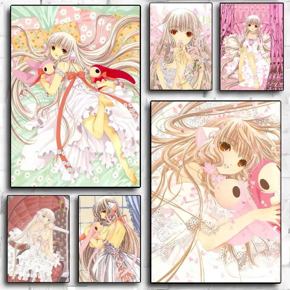 Póster bonito de chica Kawaii de Anime c-chobits, impresión de alta calidad, decoración del hogar, arte de pared, Mural, decoración de Bar y habitación