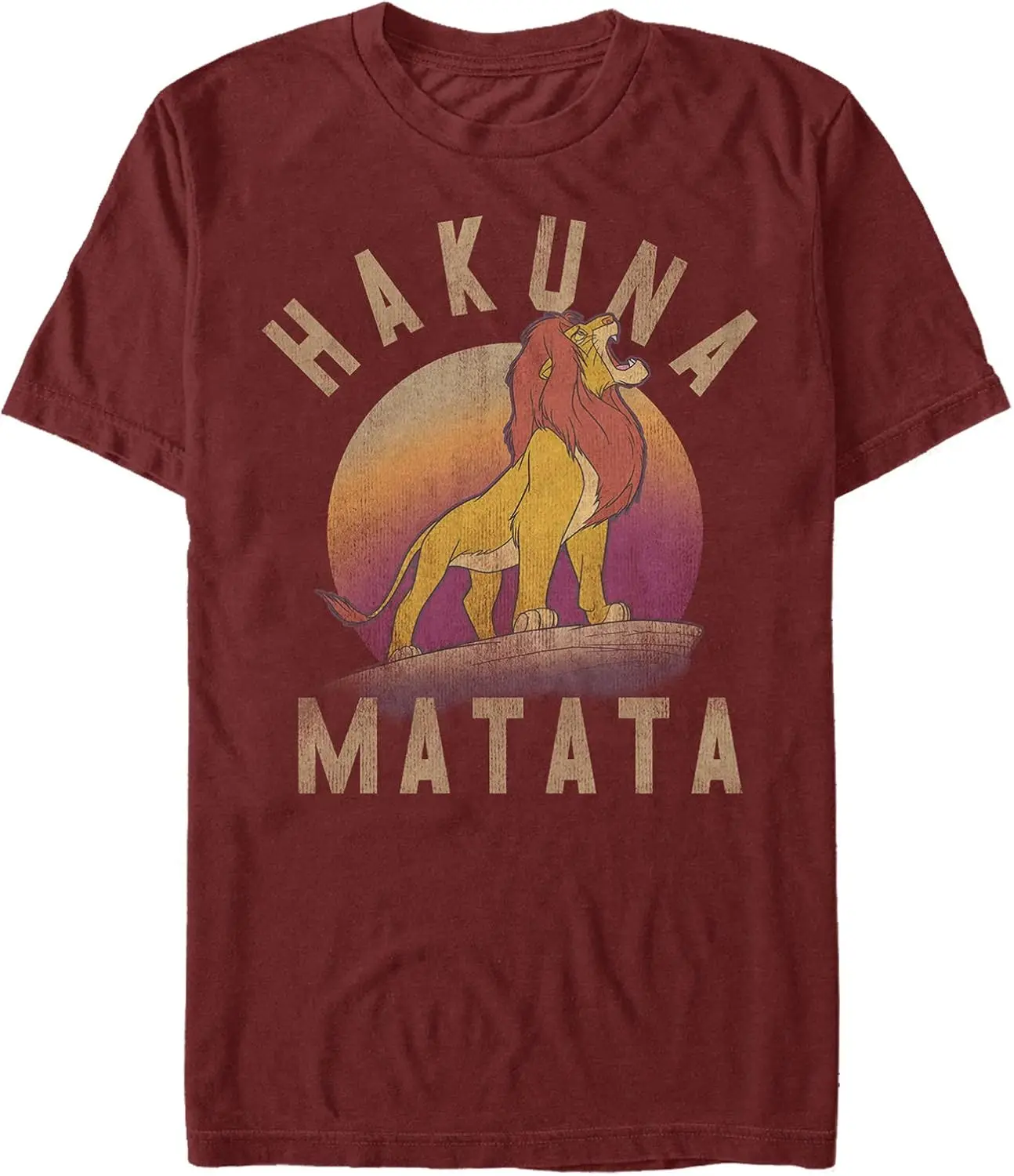 Disney Men's Lion King Simba Pride Hakuna Matata Warrior Graphic T-Shirt