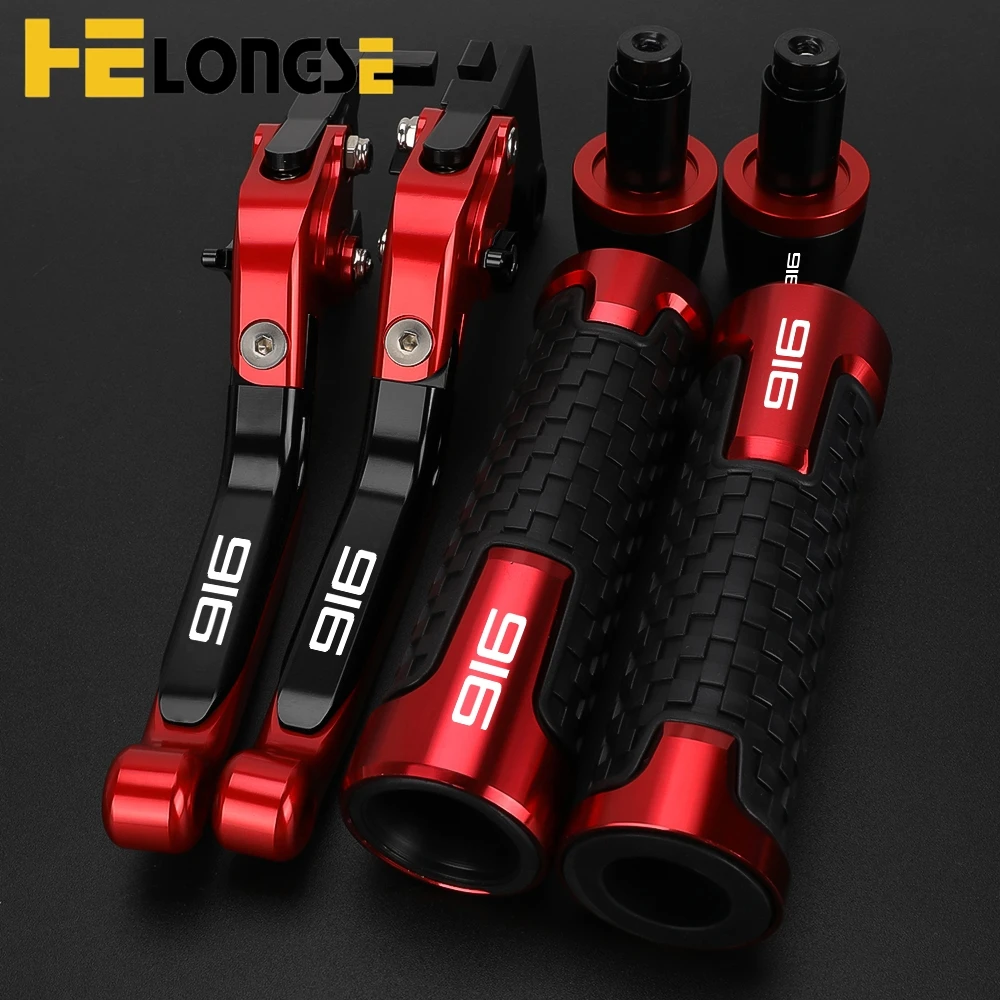 

Регулируемые алюминиевые рычаги тормоза и сцепления, рукоятки и наконечники руля для мотоцикла DUCATI 916 1998 года