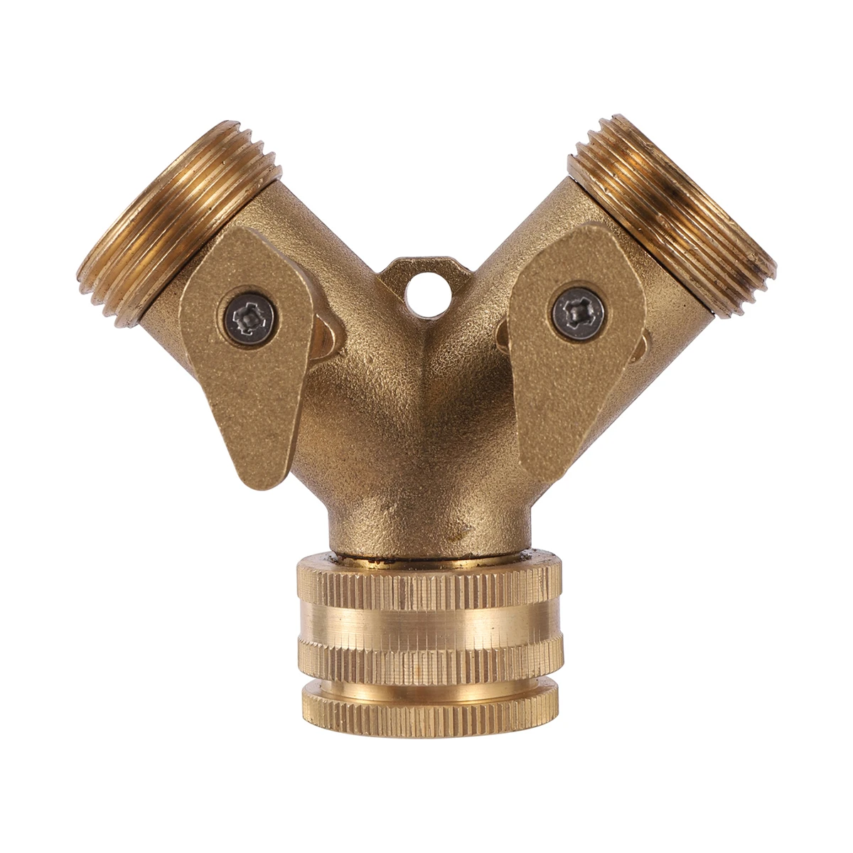 Copper Dual Control Y-Shaped Water Splitter Valve 1/2