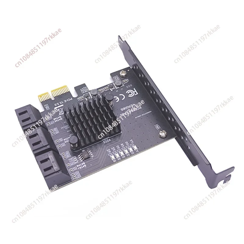 SATA PCI e Adapter 6 Ports SATA 3.0 to PCI Express x4 Expansion Card SATA3.0 PCIe PCI-e SATA Controller for HDD ASMedia ASM1166