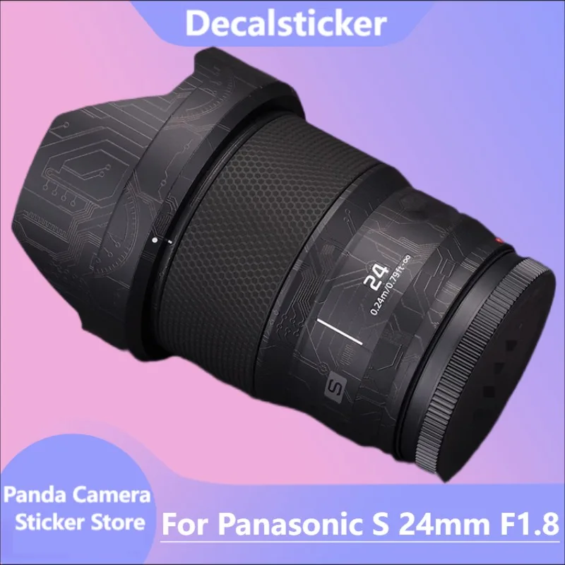 

For Panasonic S 24Mm F1.8 Anti-kras Camera Lens Sticker Jas Wrap Beschermende Film Body Protector Skin Cove