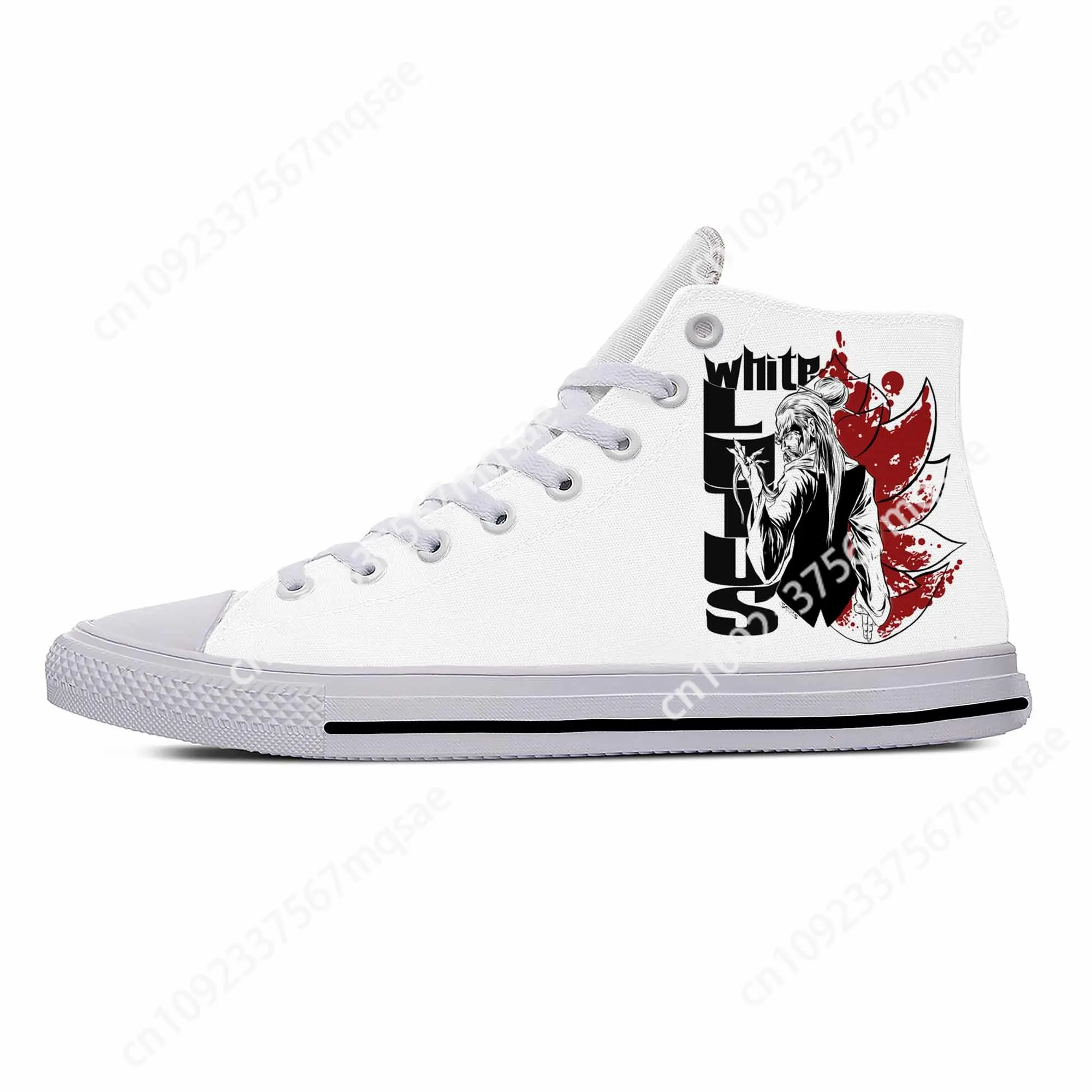 

Hot Kill Bill Pai Mei White Lotus Kung Fu Academy Casual Shoes High Top Lightweight Board Shoes Breathable Men Women Sneakers