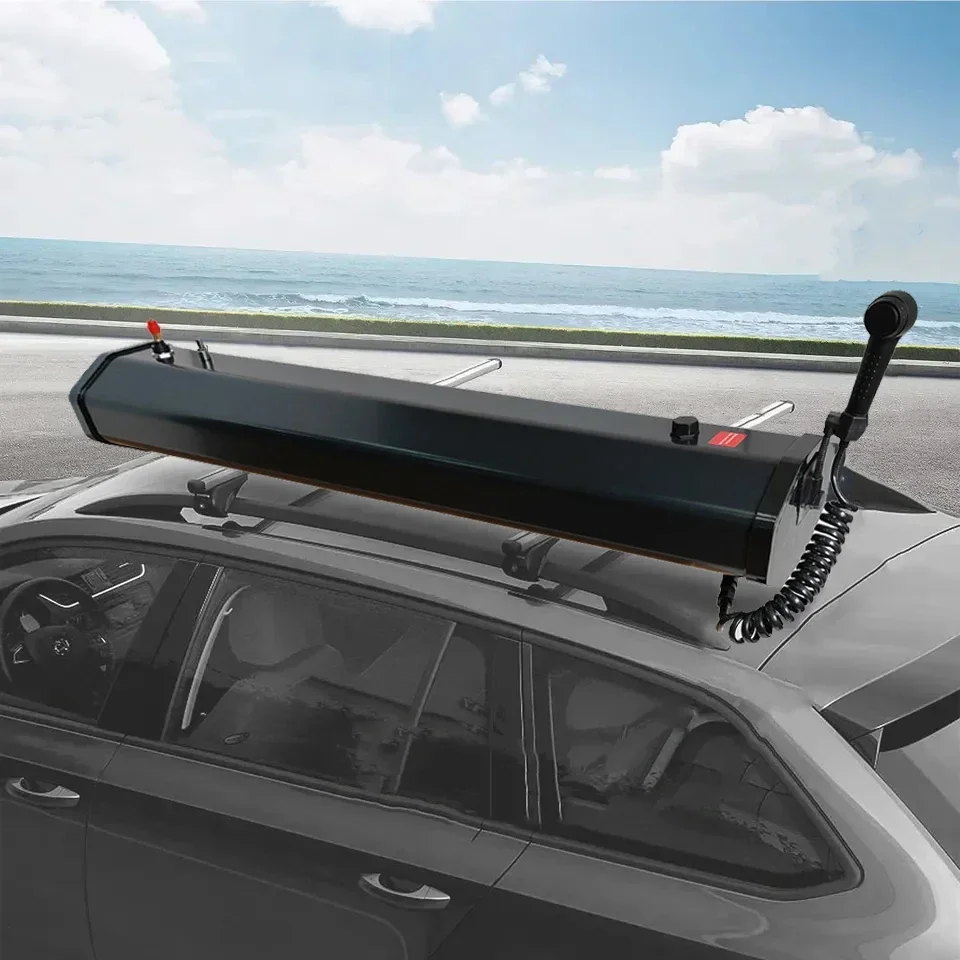 Kangrun 18L Road Shower for Overlanding Outdoor Water Storage Mount on Bumper,Roof Rack Mount Outside Shower for Off-Road