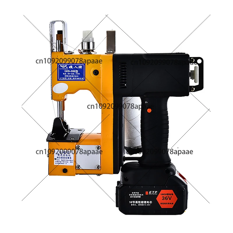 

GK9-886 Portable Electric Sewing Machine for Textile Industry, Automatic Woven Bag Sealer, High-Speed Clothing Baler