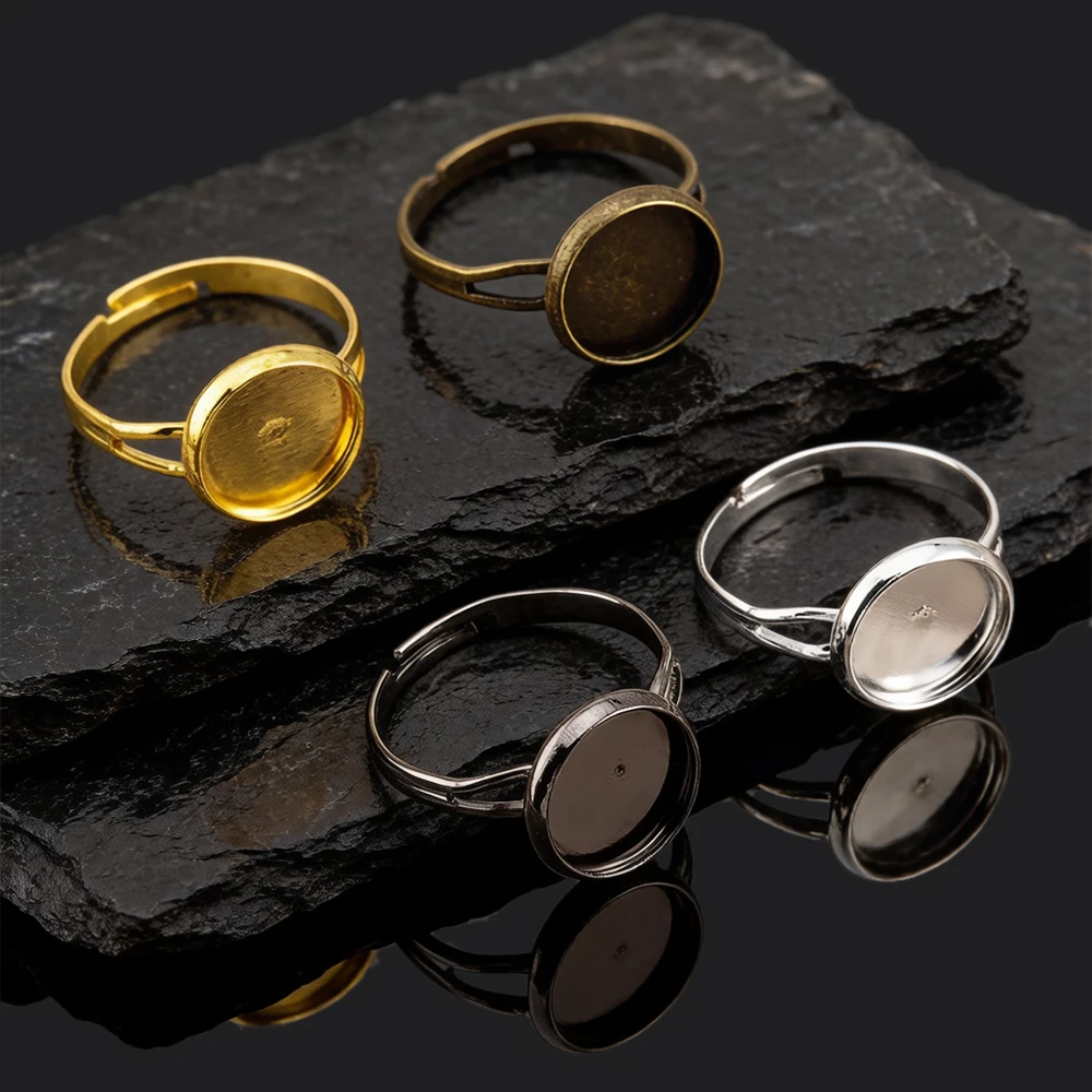 Lot de 10 bases de bague ajust - Ring Blank Adjustable avis et prix