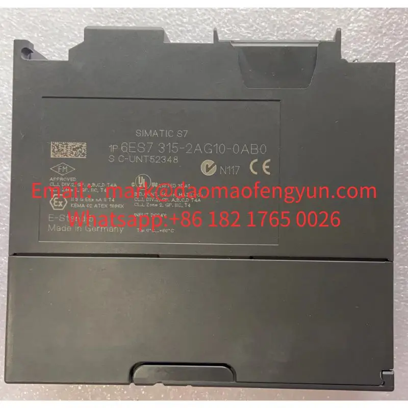 6ES7315-2AG10-0AB0 Used Tested OK In Good Condition SIMATIC S7-300, CPU 315-2DP Central processing unit