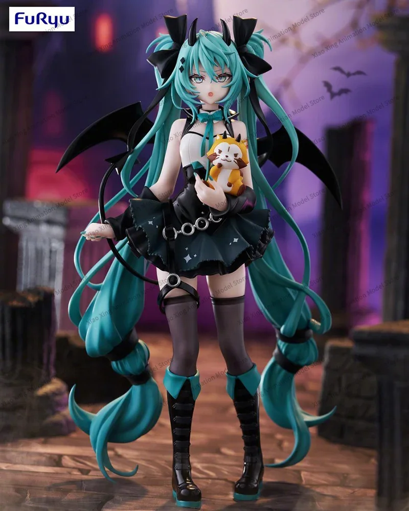 In Stock Original FuRyu Trio-Try-iT Hatsune Miku Rascal The Raccoon Demon Style PVC Anime Action Figures Model Collection Toys