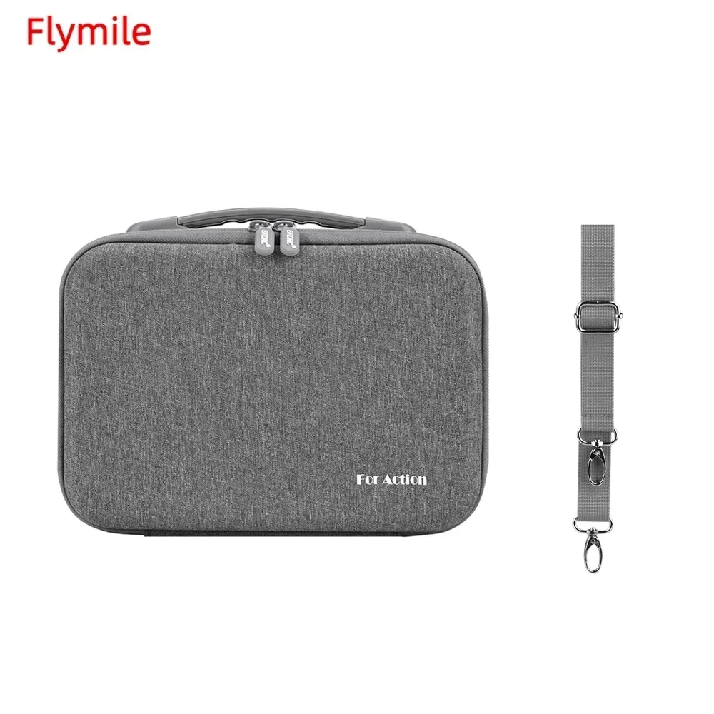 Bolsa de almacenamiento Flymile para cámara DJI Action 5 Pro, caja de transporte de alta capacidad, accesorios de Estuche de transporte anticaída y resistente a derrames