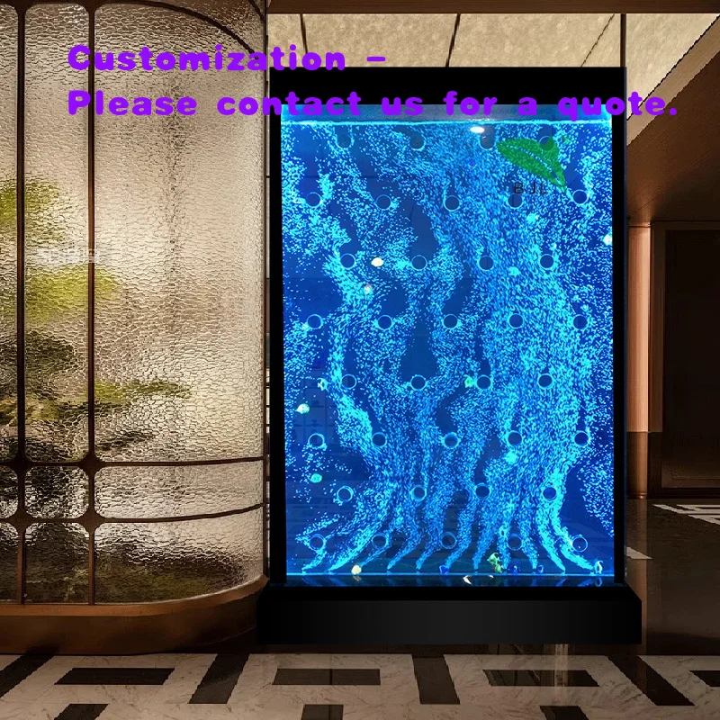 

custom.Indoor Modern Home Hotel Restaurant Bar Light Decoration Acrylic Bubble Wall with Changeable Colors Led Light Room